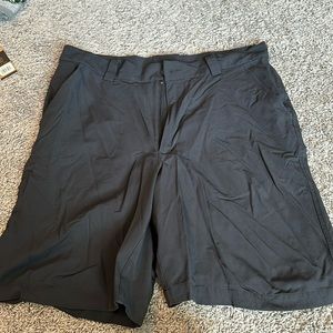 Under Armour, black golf shorts, size 34